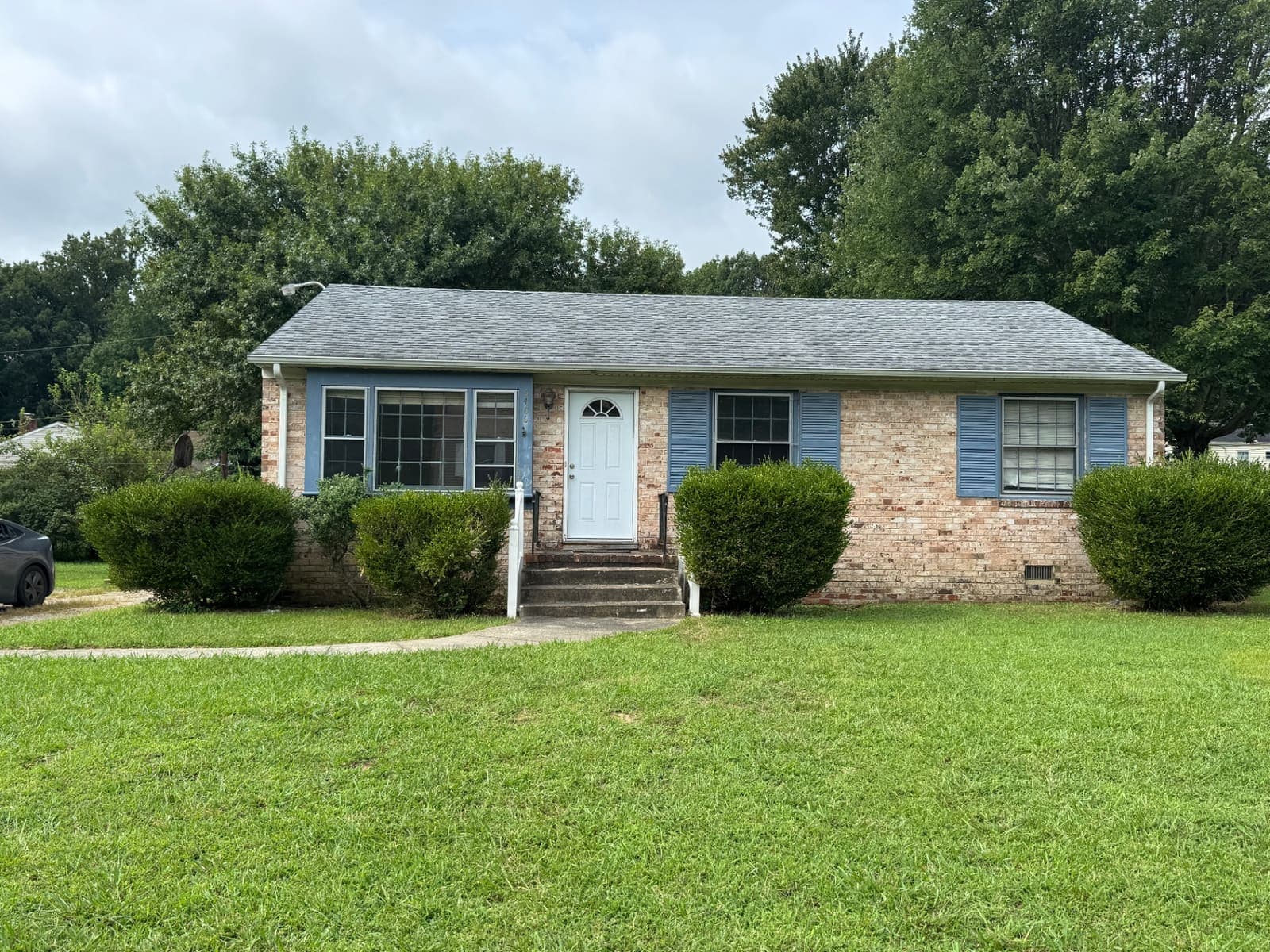 Ranch-style house in Chesterfield County, Virginia purchased for cash in two weeks with no repairs